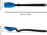 Dreamfarm Mini Supoon Non-Stick Sit-Up Silicone Scraping Cooking Spoon, Jar Scraper Measures 5ml Tsp - 8" Classic Blue...