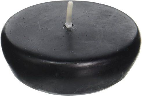 Zest Candle 24-Piece Floating Candles, 2.25-Inch, Black...