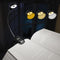 Book Lights for Reading in Bed, 12 LEDs Rechargeable Battery Clip Lamp with 3 Lighting Color, Stepless Dimming, Eye Protection, 80 Hours Runtime, ...
