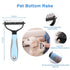 5-in-1 Dog Brush Grooming Kit - Dog Grooming Supplies Dog Dematting Rake for Shorted Haried Dogs, Bath Brush For Long Hair Dogs And Dematting Comb...