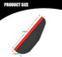 2 PCS Car Rear View Mirror Rainy Eyebrows, 6.85" x 2.28" Carbon Fiber Waterproof Side Mirror Guard, Rainwater Diversion Visor All-weather Protecti...