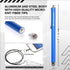 The Friendly Swede Set of 3 Fiber Tip Stylus Pens for Touch Screens, Stylus Pen for iPad, iPad Pen, iPad Stylus - Retail Packaging - Incl. 6 Lanya...