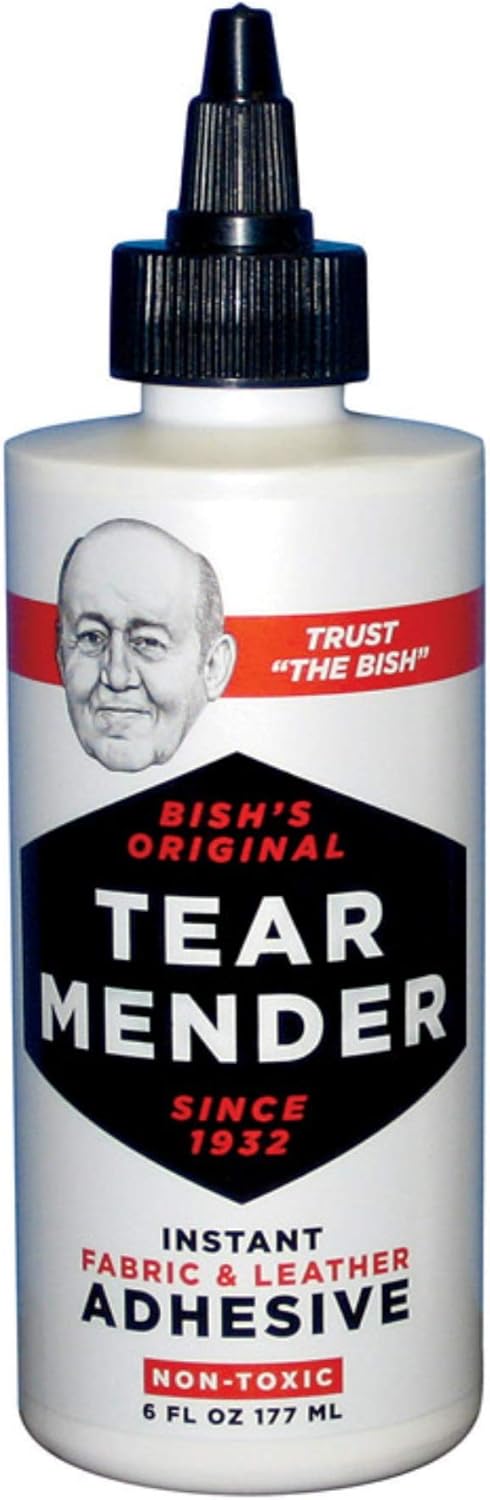 Tear Mender Fabric and Leather Cement, 6OZ, VAL-A Chicago #TG-6H...