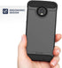 ENCASED Heavy Duty Moto Z4 Case (2019 Scorpio Series) Military Grade Rugged Phone Protection Cover Black...