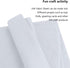 Jtnohx Soft Felt Fabric, Flexible Craft Felt for Toy Handwork, 1.4mm Thick 6"x6" Felt Sheets for DIY and Sewing Projects (White)...