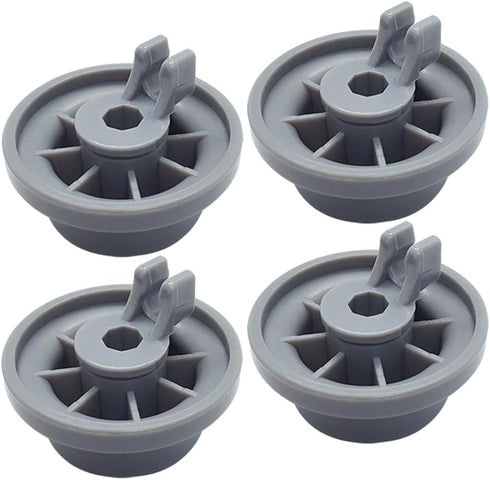Durable 165314 4-Pack Dishwasher Lower Rack Wheel Replacement for Bosch and Kenmore Dishwasher - Replaces 00420198 420198 PS3439123