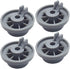Durable 165314 4-Pack Dishwasher Lower Rack Wheel Replacement for Bosch and Kenmore Dishwasher - Replaces 00420198 420198 PS3439123