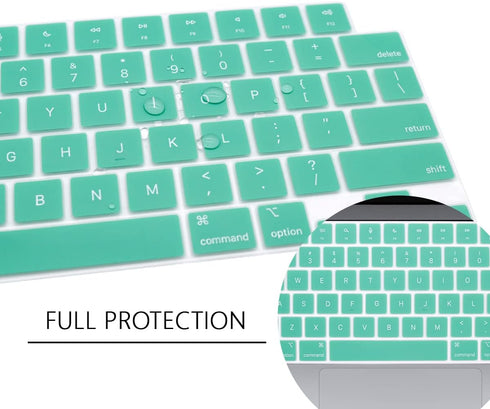 Stylish Keyboard Cover Silicone Protective Skin Keyboard Protector for MacBook 2025-2021 Pro 14" 16" M4 M3 M2 M1 Pro Max Chip,MacBook Air 15" 13.6...
