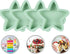 SHANIABELLE 4Pcs Star-Shaped Layer Cake Pans Set, 6 Inch Baking Bakeware, Rainbow Cake Molds for Children's Day Pizza Vegetable Pancake and Resin ...