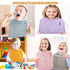 3Pcs Baby Drooler Bibs, Stay-dry Baby Drooling Bibs with Absorbent Terry Towel Backing, Water Resistant Large Face Towel Bibs for Kids Brushing, B...