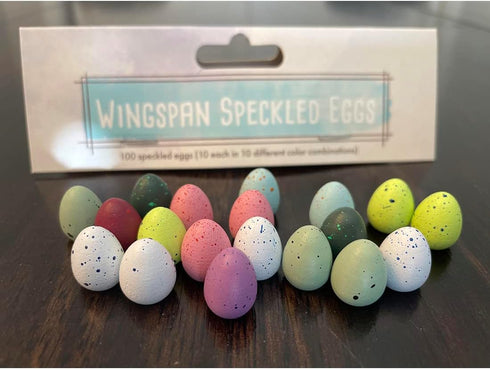 Stonemaier Games: Wingspan Speckled Eggs | Add to Wingspan (Base Game or Asia) | Enhance Your Wingspan Gameplay | 100 Speckled Eggs in 10...