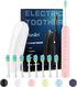 7AM2M Sonic Electric Toothbrush for Adults and Kids, with 6 Brush Heads, 5 Modes with 2 Minutes Build in Smart Timer, Roman Column Handle Design (...