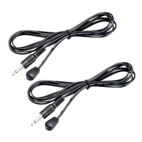uxcell IR Infrared Emitter Extension Cable 4.9ft Long 45 Degree Emission Angle 3.5mm Jack Single Red Head 2pcs...