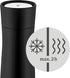 WMF Insulated Thermos Flask, 0.35 L, Height 22 cm/Diameter: 7.4 cm, Automatic Closure, 360° Drink Opening, Black...