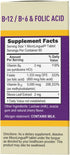 Superior Source No Shot Vitamin B12 Methylcobalamin (5000 mcg), B6, Folic Acid, Quick Dissolve Sublingual Tablets, 60 Ct, Increase Energy, Healthy...
