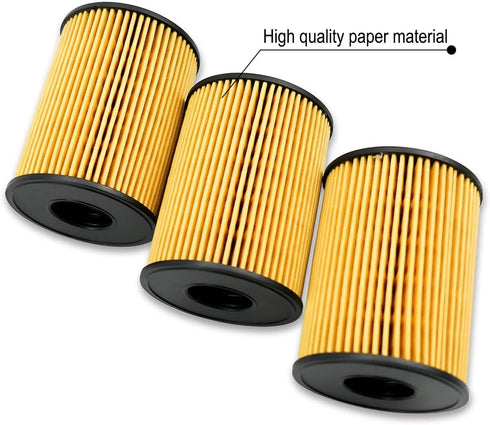 3 Pack Oil Filters Replace 26350-2S000 21513-23001 Fit for Hyundai Sonata Tucson Kia K5 Sorento Telluride 2.5L 2020 2021 2022...