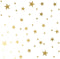 Star Wall Decals (189 Count) - Gold Star Decals for Nursery, Removable Peel and Stick, Vintage Gold...