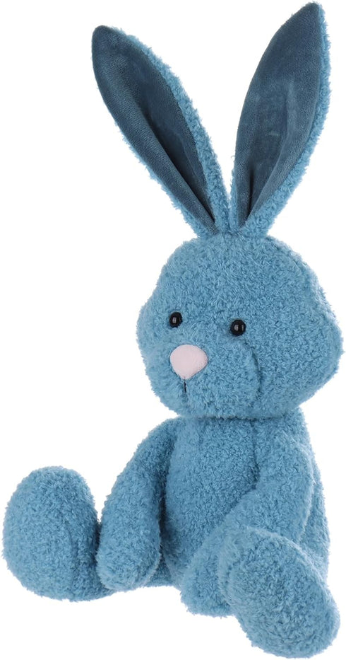 Apricot Lamb Toys Plush Jewelry Blue Velvet Bunny Rabbit Stuffed Animal Soft Cuddly Perfect for Kids 8.7 Inches...