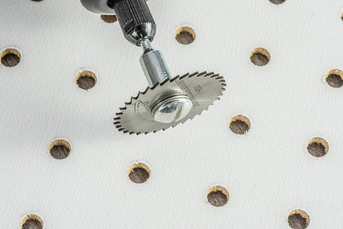 14Pcs Circular Saw Disc Set, HSS Saw Discs Wheel Cutting Blades with 1/4" Shank Mandrel for Dremel Rotary Tools (22mm, 25mm, 32mm, 35mm, 44mm, 50m...
