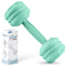 Baby Dumbbell Toy - Silicone Dumbbell Teether Toys Weight Rattle Sensory Toy for Babies - Great Gift for Baby and Toddler Girls or Boys (Mint)...