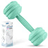 Baby Dumbbell Toy - Silicone Dumbbell Teether Toys Weight Rattle Sensory Toy for Babies - Great Gift for Baby and Toddler Girls or Boys (Mint)...