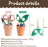 Cocone scissors in the shape of a flowerpot The scissors you won't lose Pen Stand Durable Extraordinarily sharp to cut Made in Japan. (Leaf)...