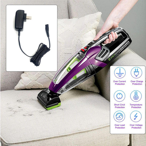 Replacement Charger for Bissell Pet Hair Eraser 2390 2390A 23903 2284 2284W 14.4V Lithium Ion Cordless Hand Vacuum 1614206 ZD5F230030US...
