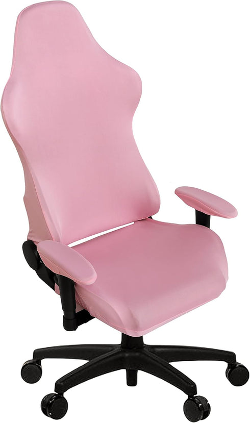 SARAFLORA Gaming Chair Covers Stretch Washable Computer Chair Slipcovers for Armchair, Swivel Chair, Gaming Chair,Computer boss Chair (Pink, X-Lar...