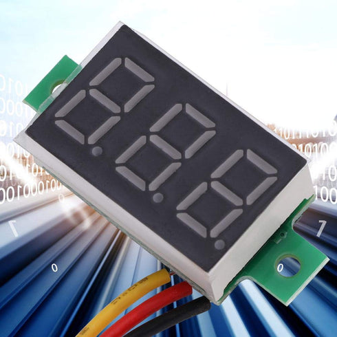 5pcs Mini Digital DC Voltmeter 0.36 Inch 3-Wire DC 0-100V LED Voltage Tester Meter 5 Colours,Voltmeter...