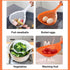 2 Pieces Strainer Scoop Colander Slotted Pasta Spoon Plastic Skimmer Spoon with Handle Food Drain Shovel for Kitchen Cooking, White and Orange 13....