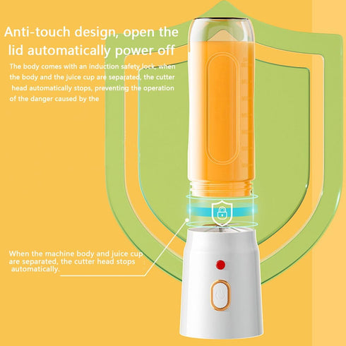 WENPIC- Licuadora Portatil - 10 Stainless Steel Blades - Portable Blender For Smoothies - Fruit & Vegetable Juicer - Ideal for Travel, Sports, and...