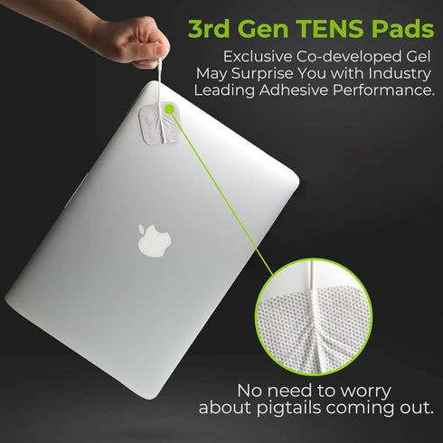AUVON TENS Unit Replacement Pads Combination Set, 20 Packs Multiple Sizes Electrodes for TENS Unit, Reusable and Latex Free Pigtail TENS Pads for ...