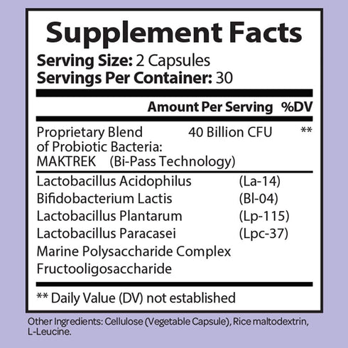 This Is for Her: Healthy Gut Probiotics for Women - 40 Billion CFU, Shelf Stable, Non-GMO (60 capsules / 30 day supply)...