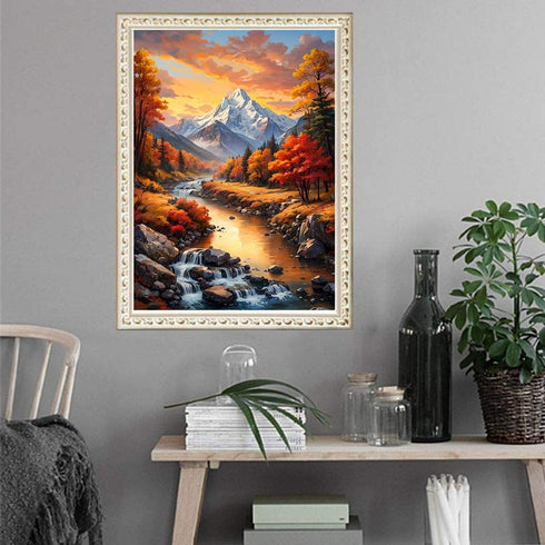KEUASDV Diamond Painting Kits for Adults, Forest Landscape 5D DIY Diamond Art Kits Full Drill Diamond Dots for Gift Wall Decor and Relaxation Gem ...