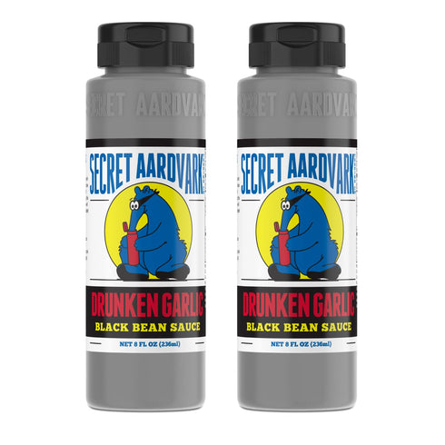 Secret Aardvark Drunken Garlic Black Bean Sauce – Garlic Hot Sauce, Stir Fry Sauce, Mild BBQ Sauce, Low Carb, Dairy Free, Chili Garlic Sauce, Glut...