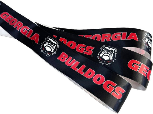 1.5" Georgia Ribbon, Licensed by Offray Ribbon - Officially Licensed (Black - 5 Yards (15 Feet))...