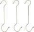 Maydahui 5 PCS Extra Long 16 inch S Shaped Hooks Stainless Steel Large Size Silver Hanger for Bird Feeder Plant Hanger Tree Branch Hook Clothes Ou...
