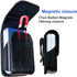 for Samsung Galaxy Z Flip 5, Flip 4, Flip 3 Belt Holster Phone Case, Leather Phone Pouch, Belt Clip Phone Holder for Motorola Razr + 2023, 40 Ultr...