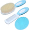 Baby Hair Brush &Silicone Baby Cradle Cap Brush Set, for Newborns & Toddlers-Natural Soft Goat Bristles-Ideal for Cradle Cap-Perfect Baby Registry...