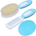 Baby Hair Brush &Silicone Baby Cradle Cap Brush Set, for Newborns & Toddlers-Natural Soft Goat Bristles-Ideal for Cradle Cap-Perfect Baby Registry...