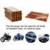 100pcs Tire Plugs, Rubber Tire Repair Plugs for Tubeless Off-Road Tires Car, ATV, UTV, Wheelbarrow(4"/8") (4" x1/4", Brown)...