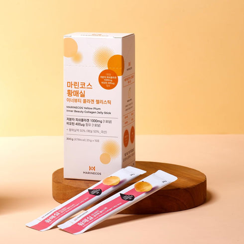 YELLOW PLUM INNER BEAUTY COLLAGEN JELLY STICK (20g * 15pk) - Collagen....