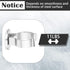 LEIFIDE Magnetic Hook Round Base Magnet Fastener with Steel Clip Chrome Plate Magnetic Tool Holder Heavy Duty Magnetic Holder for Indoor Outdoor H...