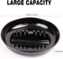 Premium Plastic Ashtray, Trash Can, Pack of 3, Round Black Large Size, for Indoor Outdoor Home Office Patio Restaurant Bar Hotel Use...