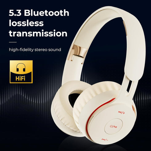 Wireless Bluetooth Headphones Over Ear?Hi-Fi Stereo Wireless Headphones Foldable/Wired/Wireless with microphone/TF?Available forTravel/Adult/Kids,...
