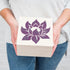 DLY LIFESTYLE Lotus Stencil for Painting on Wood, Canvas, Paper, Fabric, Walls and Furniture - Lotus Flower Stencil - 6x6 Inches - Reusable DIY Ar...