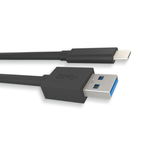 USB3.2 Gen2x1 A to C Cable, USB C Cable, USB-A to USB-C, 10Gbps High Speed Data Transfer, USB Charging Cable. Black, 2 meters...