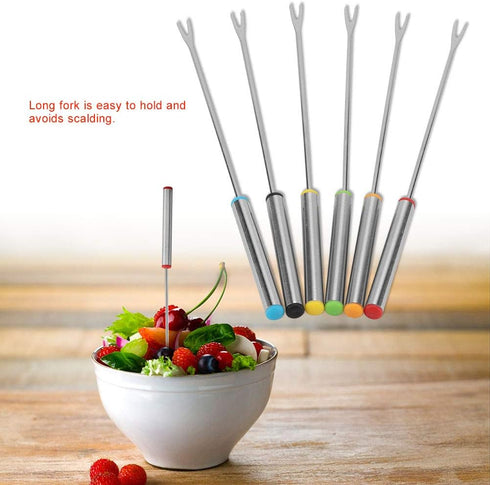 Fondu Fork Set, Fondue Forks, Chocolate Fork Fondue Tools Stainless Steel Fondue Forks, Cheese Fondue Forks Chocolate Dipping Fork for Chocolate F...
