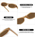 STORYCOAST Narrow Retro Oval Sunglasses for Women Men Fashion Small Frame Sun Glasses 90s Vintage Style...