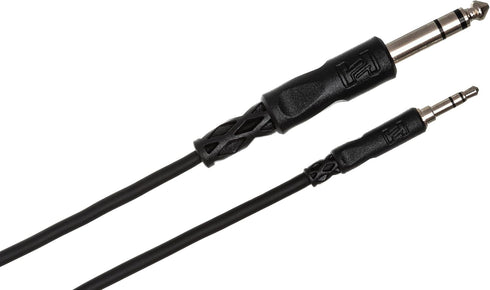Hosa CMS-110 Stereo Interconnect, 3.5 mm TRS to 1/4 Inch TRS, 10 Feet...